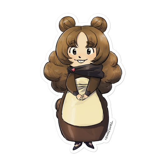 399. Bidoof Gijinka Sticker