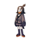 396. Starly Gijinka Sticker