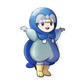 393. Piplup Gijinka Sticker