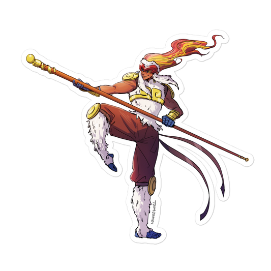 392. Infernape Gijinka Sticker