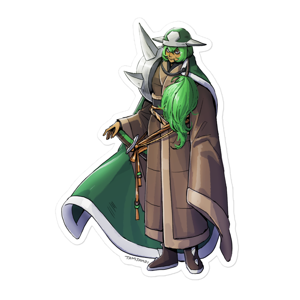 389. Torterra Gijinka Sticker