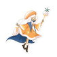 Cream Puff Cookie Sticker
