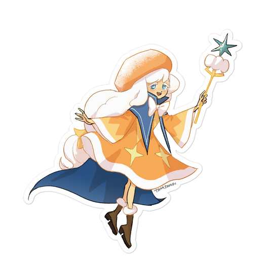 Cream Puff Cookie Sticker