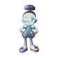 081. Magnemite Gijinka Sticker