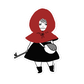 Upset Red Riding Hood