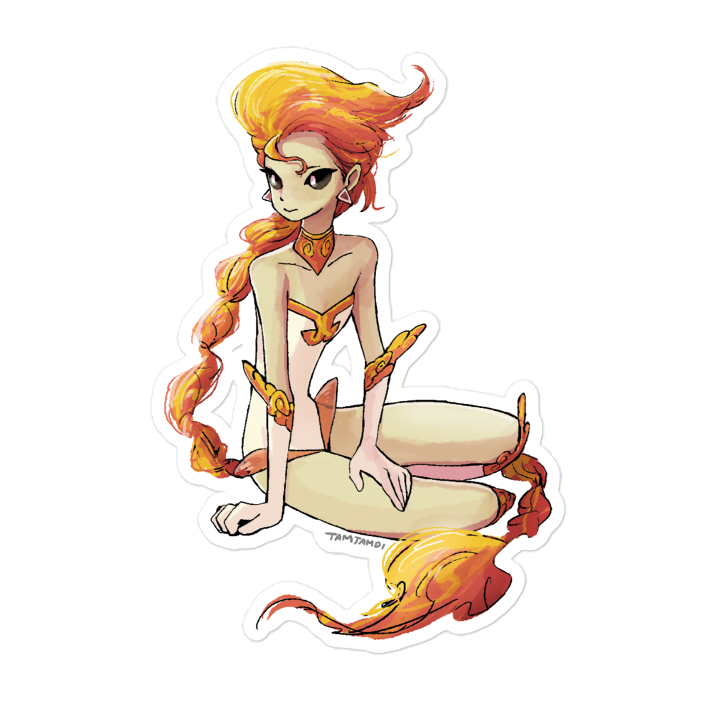 077.Ponyta Gijinka Sticker