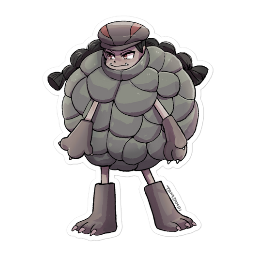 076.Golem Gijinka Sticker