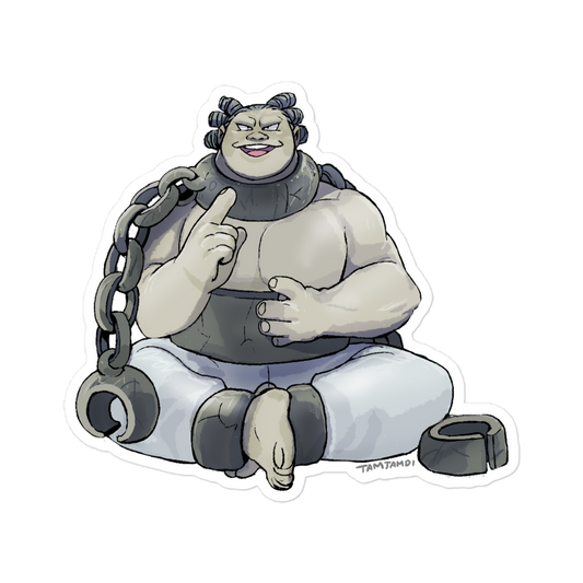 075.Graveler Gijinka Sticker