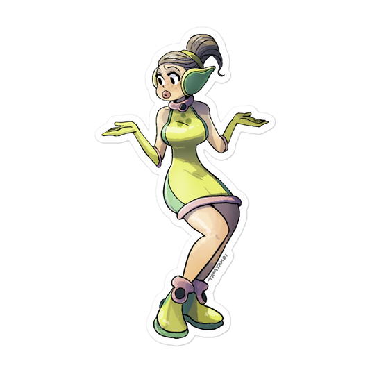 070.Weepinbell Gijinka Sticker