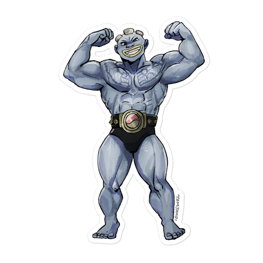 068.Machamp Gijinka Sticker