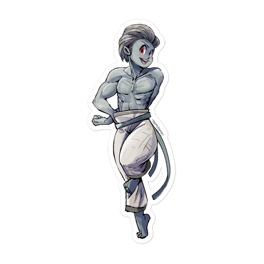 066.Machop Gijinka Sticker