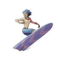 055.Golduck Gijinka Sticker