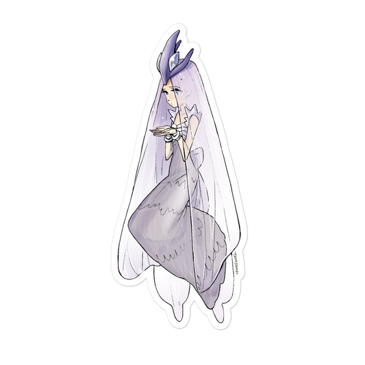049.Venomoth Gijinka Sticker