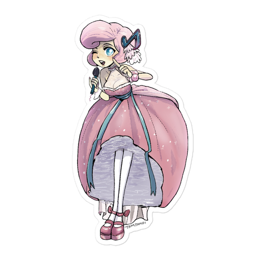 039.Jigglypuff Gijinka Sticker