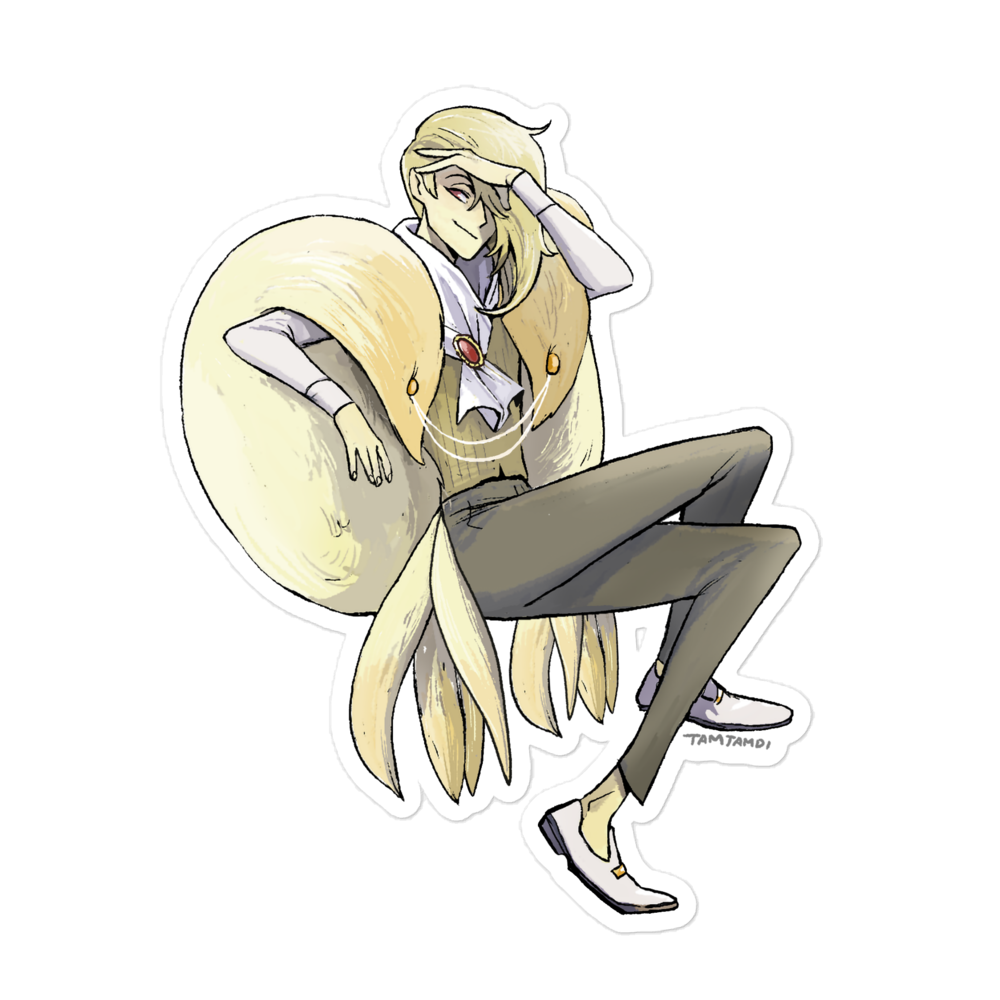 038.Ninetales Gijinka Sticker