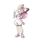 035.Clefairy Gijinka Sticker
