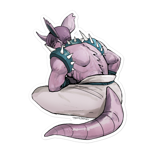 034.Nidoking Gijinka Sticker