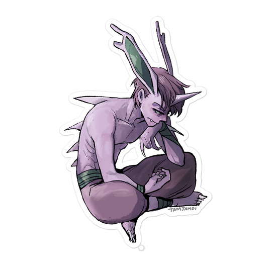 033.Nidorino Gijinka Sticker