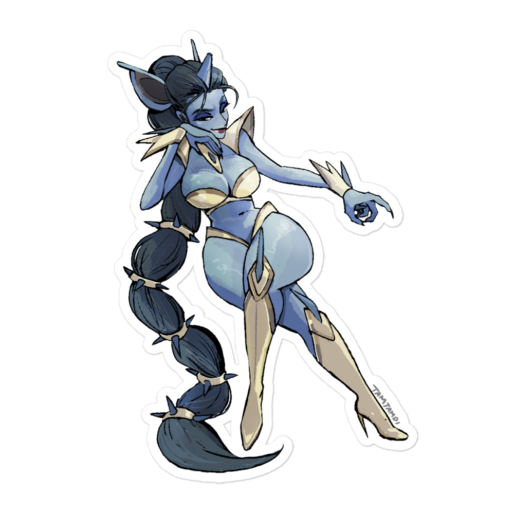 031.Nidoqueen Gijinka Sticker