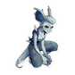 030.Nidorina Gijinka Sticker