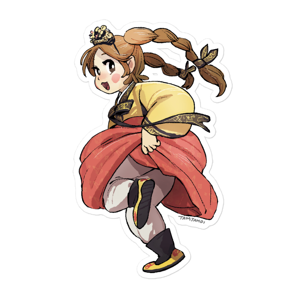 025.Pikachu Gijinka Sticker