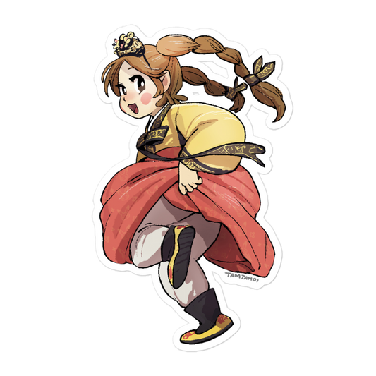 025.Pikachu Gijinka Sticker