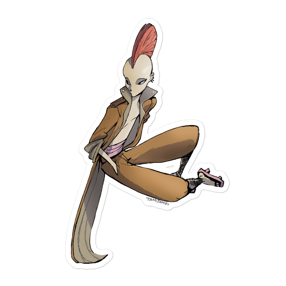 022.Fearow Gijinka Sticker