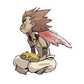 021.Spearow Gijinka Sticker