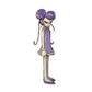 019.Rattata Gijinka Sticker