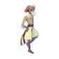 017.Pidgeotto Gijinka Sticker