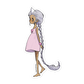 013.Weedle Gijinka Sticker