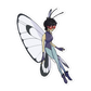 012.Butterfree Gijinka Sticker