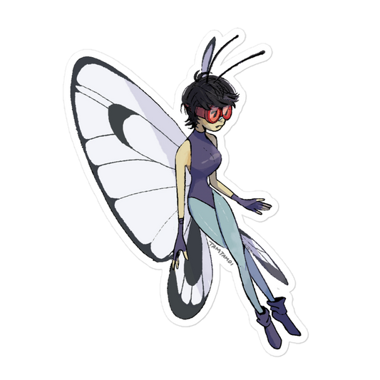 012.Butterfree Gijinka Sticker