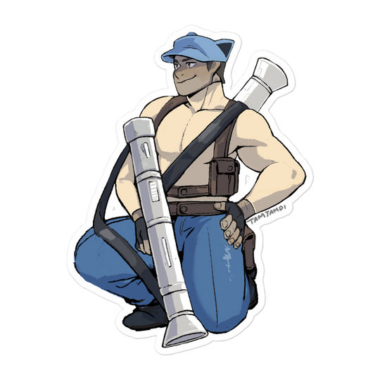 009.Blastoise Gijinka Sticker