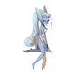 008.Wartortle Gijinka Sticker
