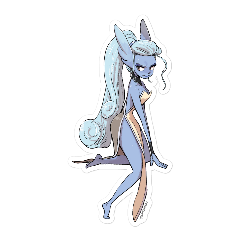 008.Wartortle Gijinka Sticker