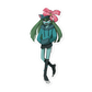 003.Venusaur Gijinka Sticker