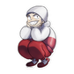 101. Electrode Gijinka Sticker