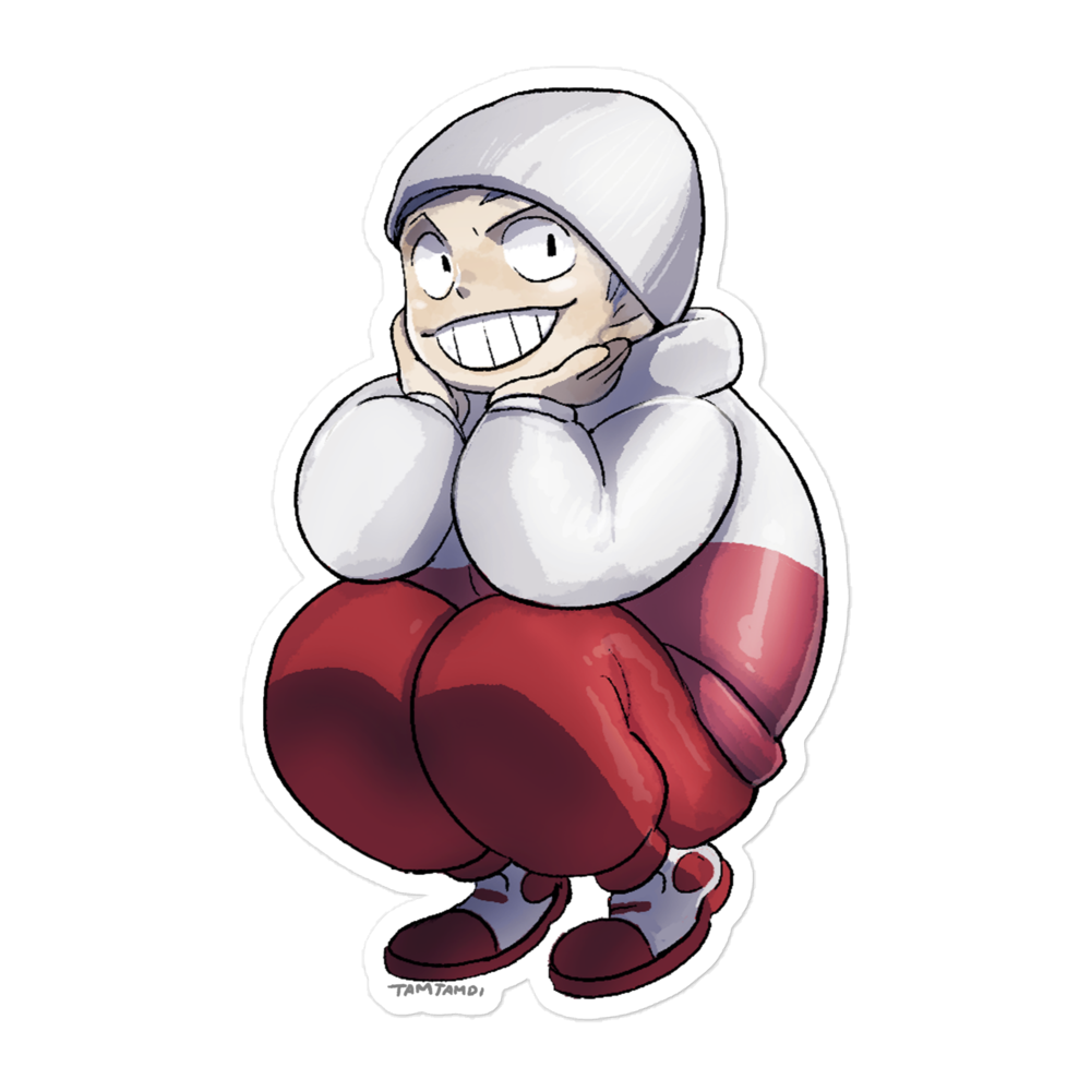 101. Electrode Gijinka Sticker