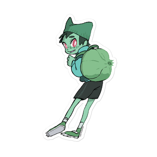 001.Bulbasaur Humanization Sticker