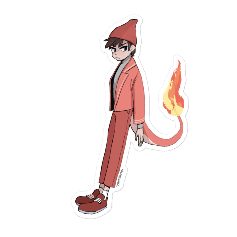 005.Charmeleon Humanization Sticker