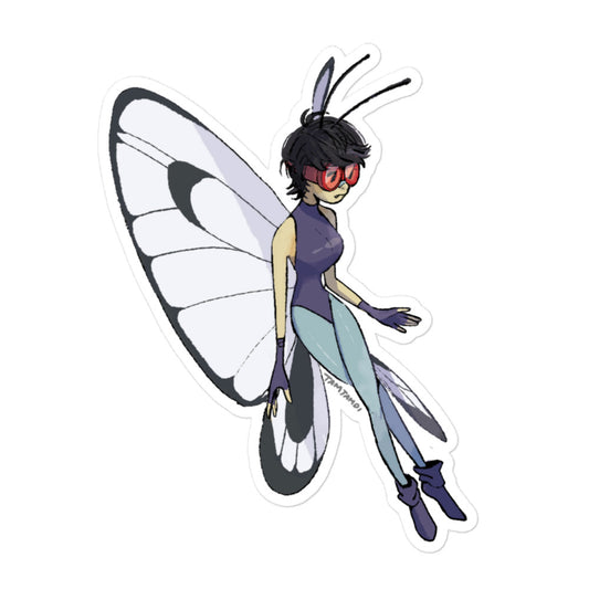 012.Butterfree Humanization Sticker