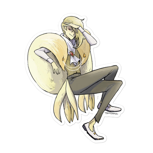 038.Ninetales Humanization Sticker