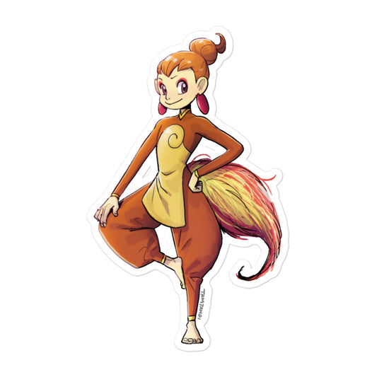 390. Chimchar Humanization Sticker