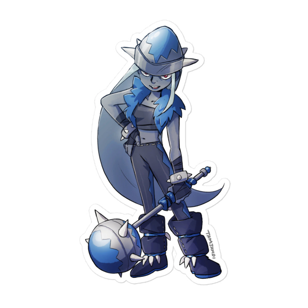 408. Cranidos Humanization Sticker