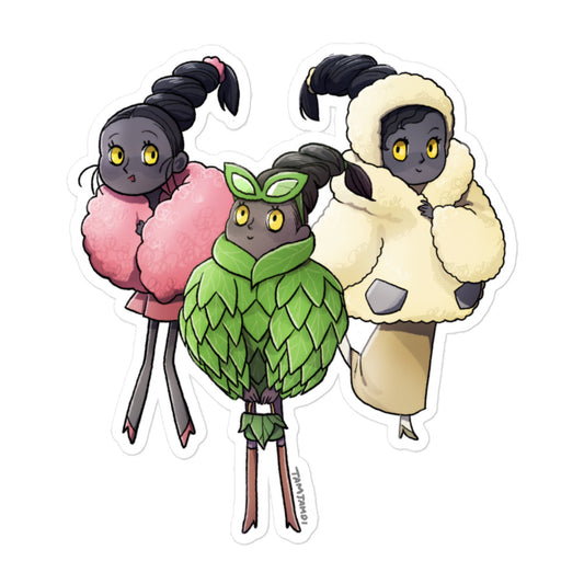 412. Burmy Humanization Sticker