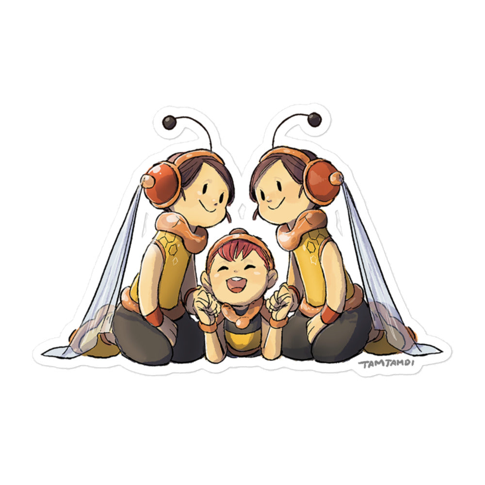 415. Combee Humanization Sticker