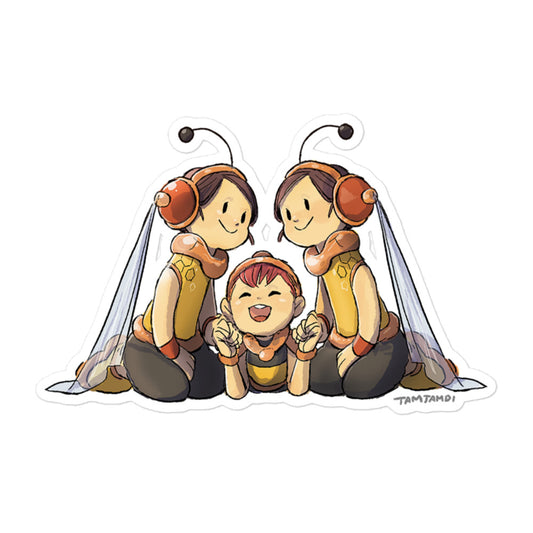 415. Combee Humanization Sticker