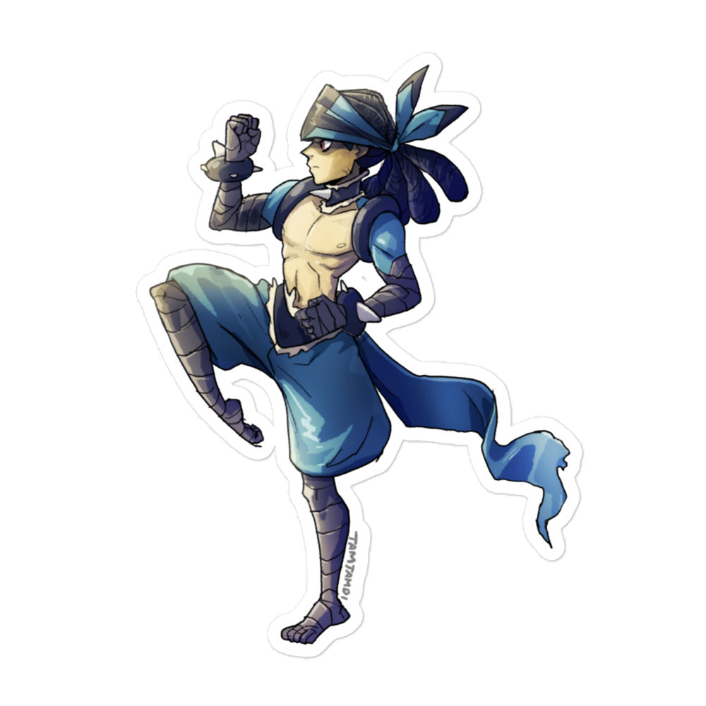 448. Lucario Humanization Sticker