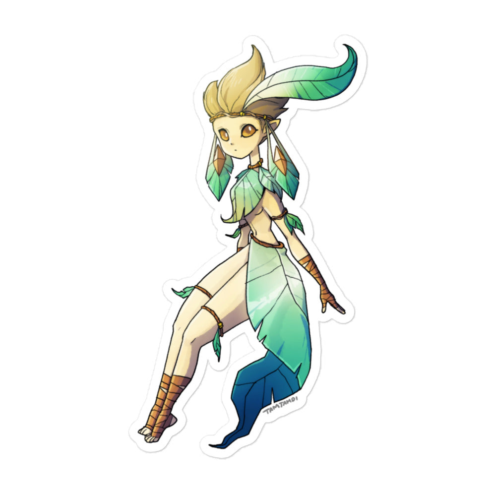 470. Leafeon Humanization Sticker